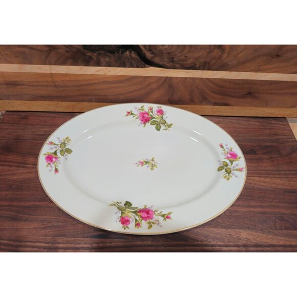 Thames Porcelain China "Moss Rose" 12" Platter - Picture 4 of 5
